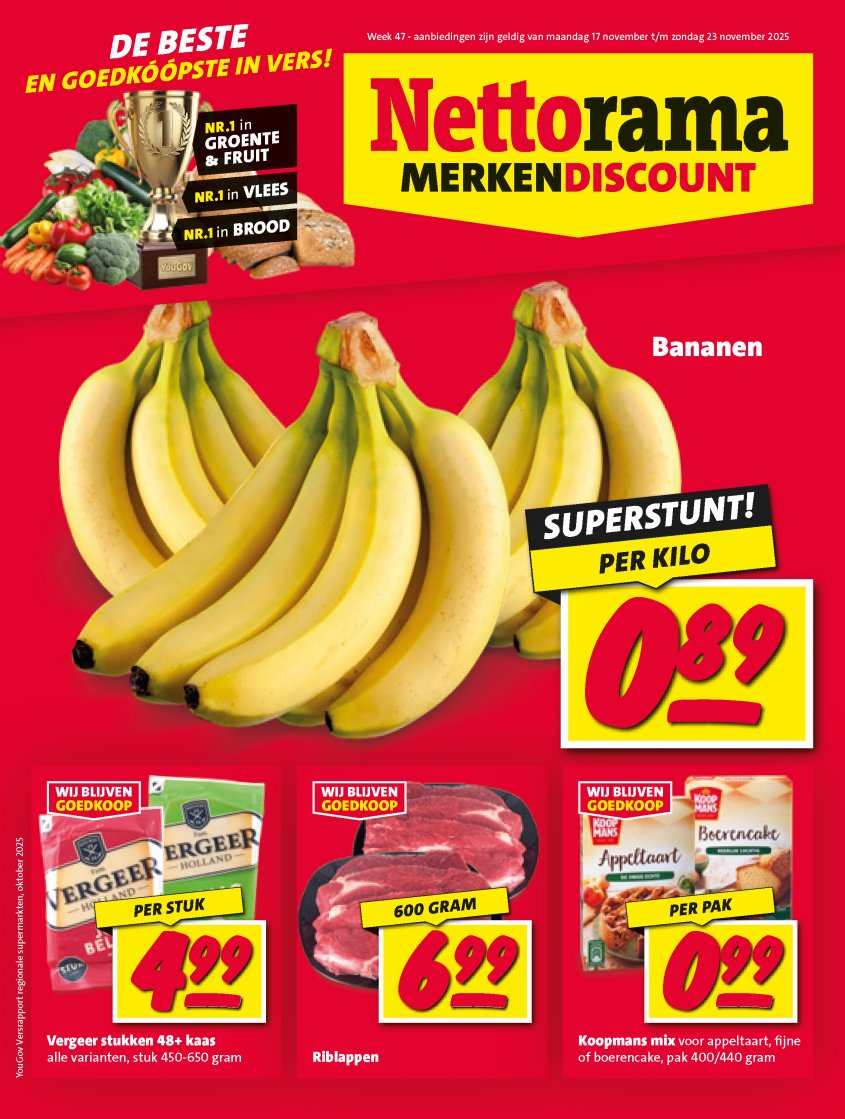 Nettorama Aanbiedingen van 17-11-2025 pagina.1