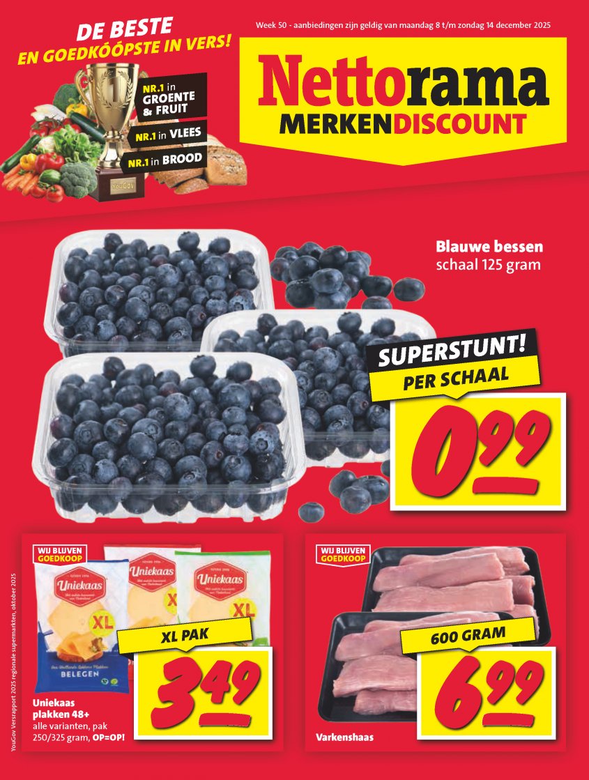 Nettorama Aanbiedingen van 08-12-2025 pagina.1