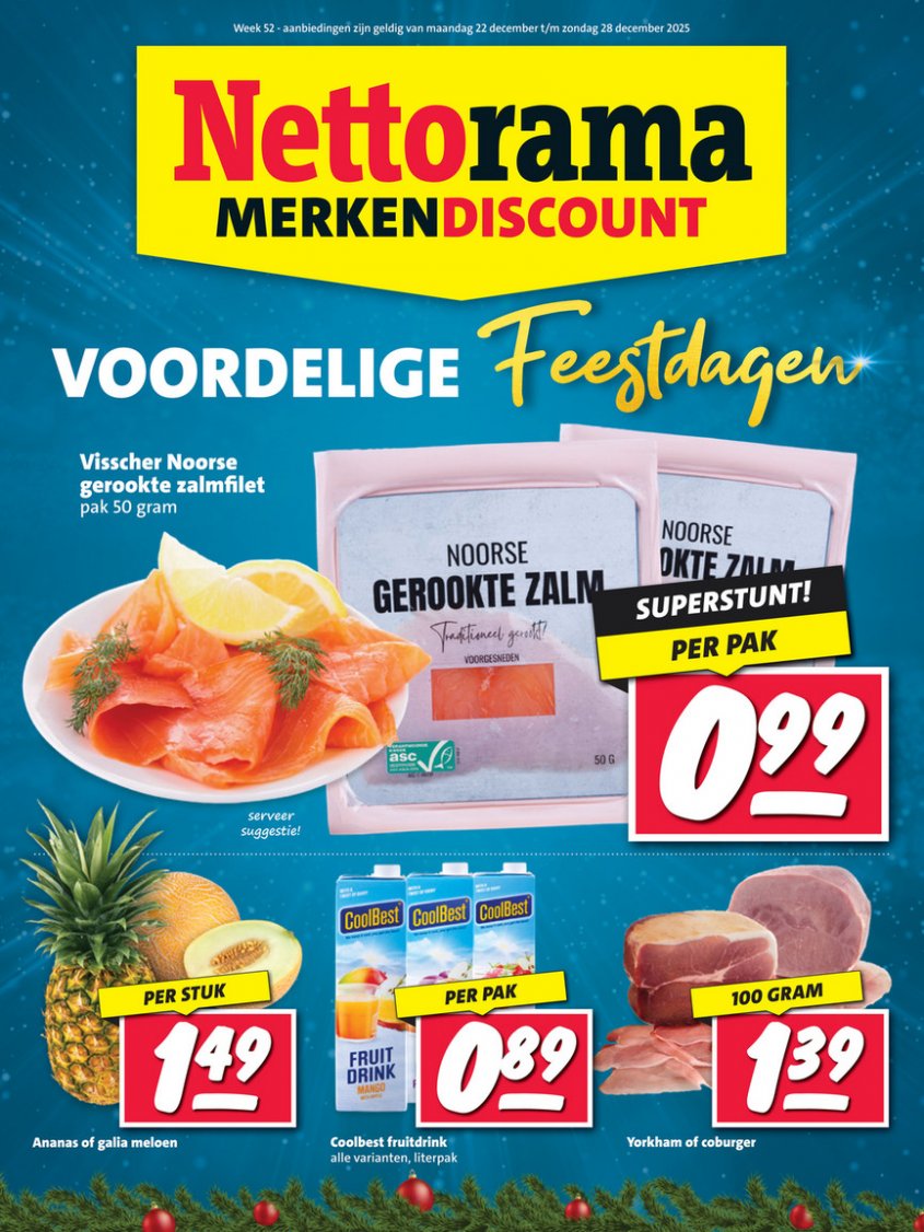 Nettorama Aanbiedingen van 22-12-2025 pagina.1