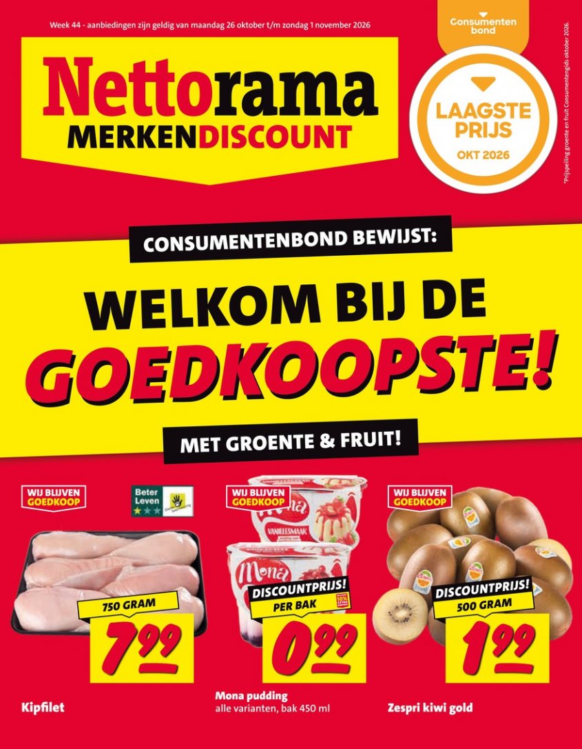 Nettorama Aanbiedingen van 26-10-2026 pagina.1