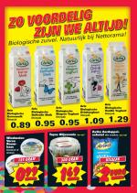 Nettorama reclame folder week 35 pagina.9 9 ZIJN WE ALTIJD! ZO VOORDELIG Arla Biologische Karnemelk literpak Arla Biologische Halfvolle Melk literpak Arla Biologische ...
