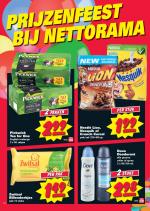 Nettorama reclame folder week 35 pagina.12 12 Dove Deodorant alle geuren roller of spray 2 x 50/150 ml. Nestlé Lion, Nesquik ofCrunch Cereal pak/zak 330-450 gr. Pickwick ...
