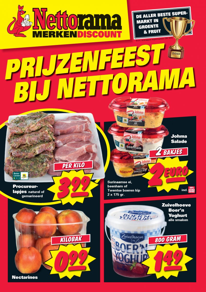Nettorama Aanbiedingen van 29-08-2016 pagina.1