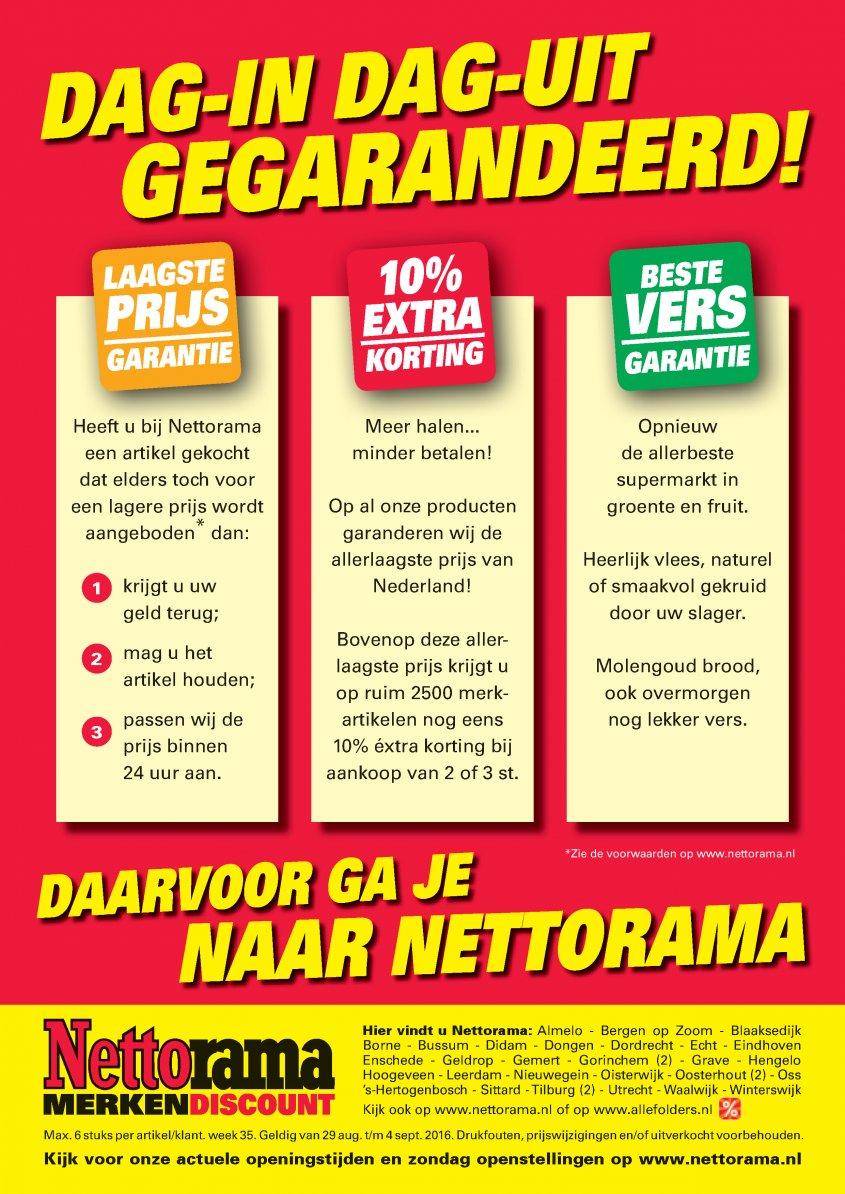 Nettorama Aanbiedingen van 29-08-2016 pagina.16