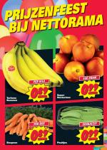 Nettorama reclame folder week 36 pagina.2 2 Peultjes 099l 500 GRAM PRIJZENFEEST BIJ NETTORAMA 099l SCHAALTJE 089l PER KILO 089l PER BOS SuperNectarines Bospeen Turbana ...