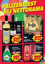 Nettorama reclame folder week 36 pagina.14 14 Leffe Blond, Dubbel of Tripel 6 x 30 cl. Dreft Afwas original, extra hygiëne, citroen of clean & soft 2 x 400 ml. Elvive ...