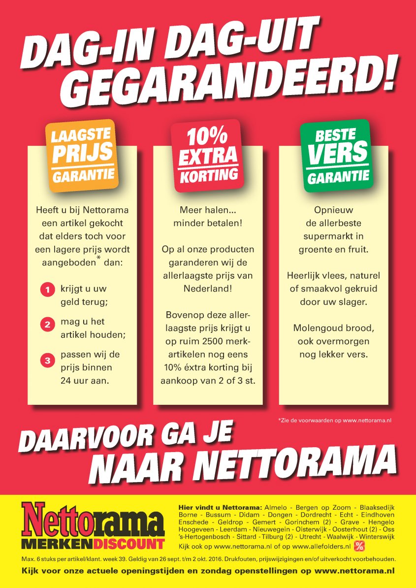 Nettorama Aanbiedingen van 26-09-2016 pagina.16