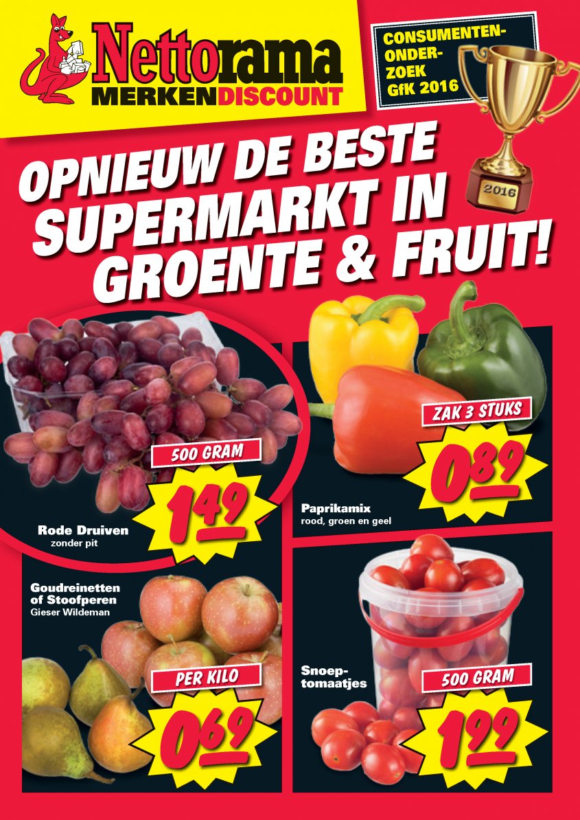 Nettorama Aanbiedingen van 24-10-2016 pagina.1