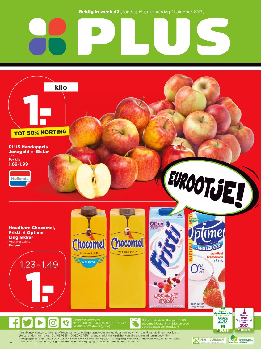 Plus Aanbiedingen van 15-10-2017 pagina.16