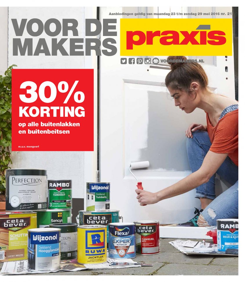 Praxis Aanbiedingen van 23-05-2016 pagina.1