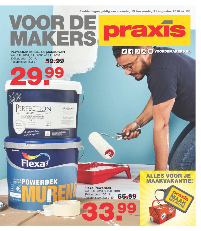 Praxis Aanbiedingen van 15-08-2016 pagina.1