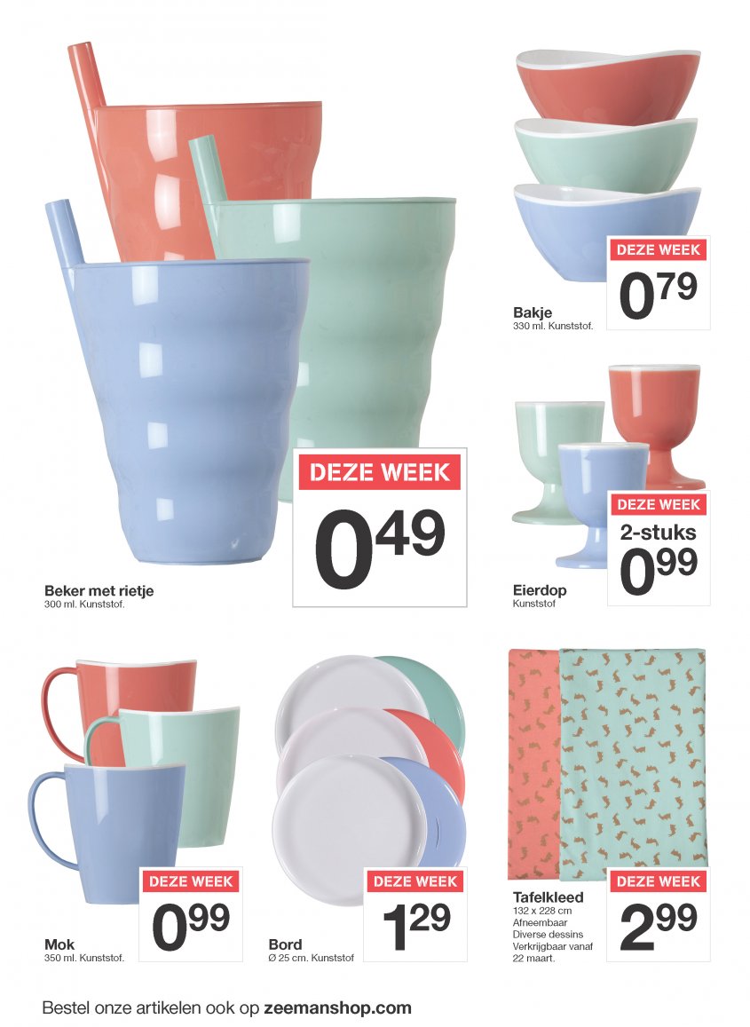 ZEEMAN Aanbiedingen van 18-03-2017 pagina.2