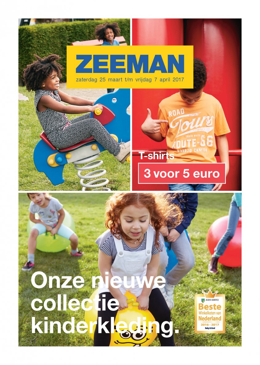 ZEEMAN Aanbiedingen van 25-03-2017 pagina.1