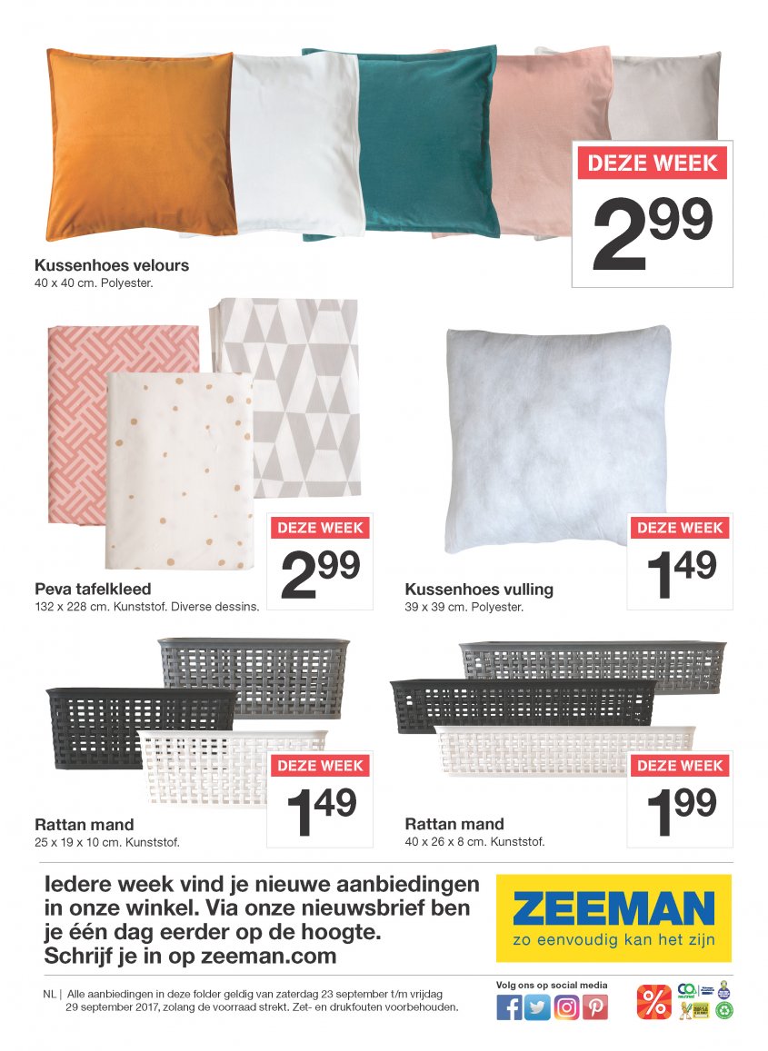 ZEEMAN Aanbiedingen van 23-09-2017 pagina.4