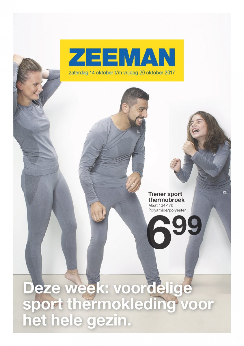 ZEEMAN Aanbiedingen van 14-10-2017 pagina.1