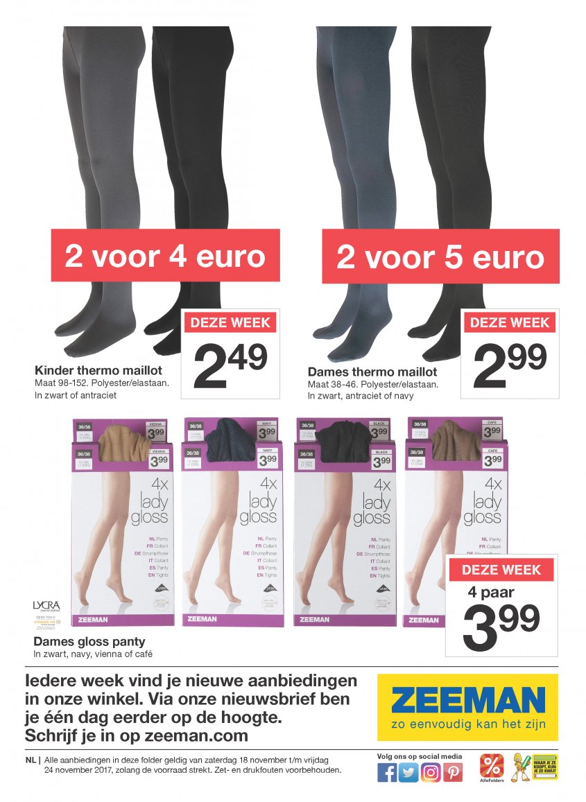 ZEEMAN Aanbiedingen van 18-11-2017 pagina.15
