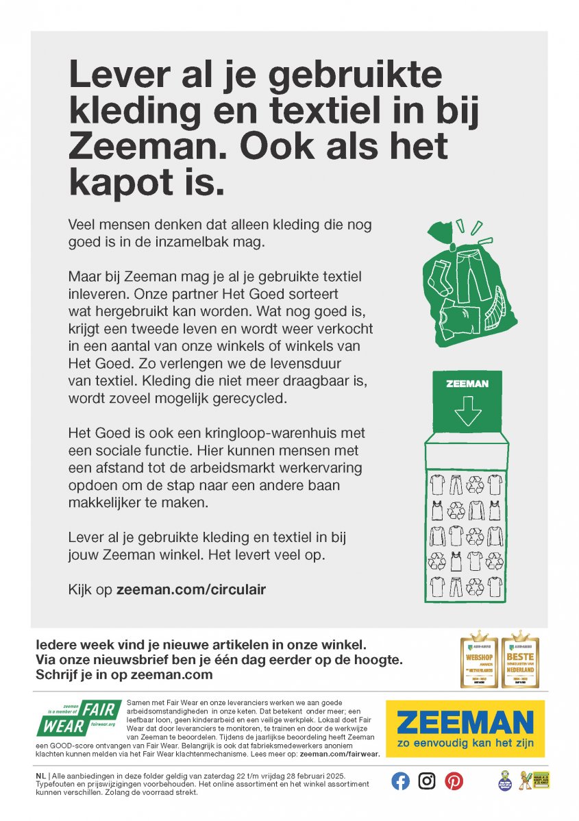 ZEEMAN Aanbiedingen van 22-02-2025 pagina.11
