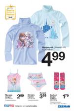 ZEEMAN reclame folder week 43 pagina.5 Meisjes singlet Maat 92-128 Polyester/elastaan 299 Meisjes hipster Maat 92-128 Polyester/elastaan 399 2-pack Badstof kinder ...