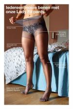 ZEEMAN reclame folder week 43 pagina.12 Iedereen mooie benen met onze Lady Fit panty. Hoog model Gemaakt met Lycra Extra stevig door versterkt teenstuk Zit prettig door ...
