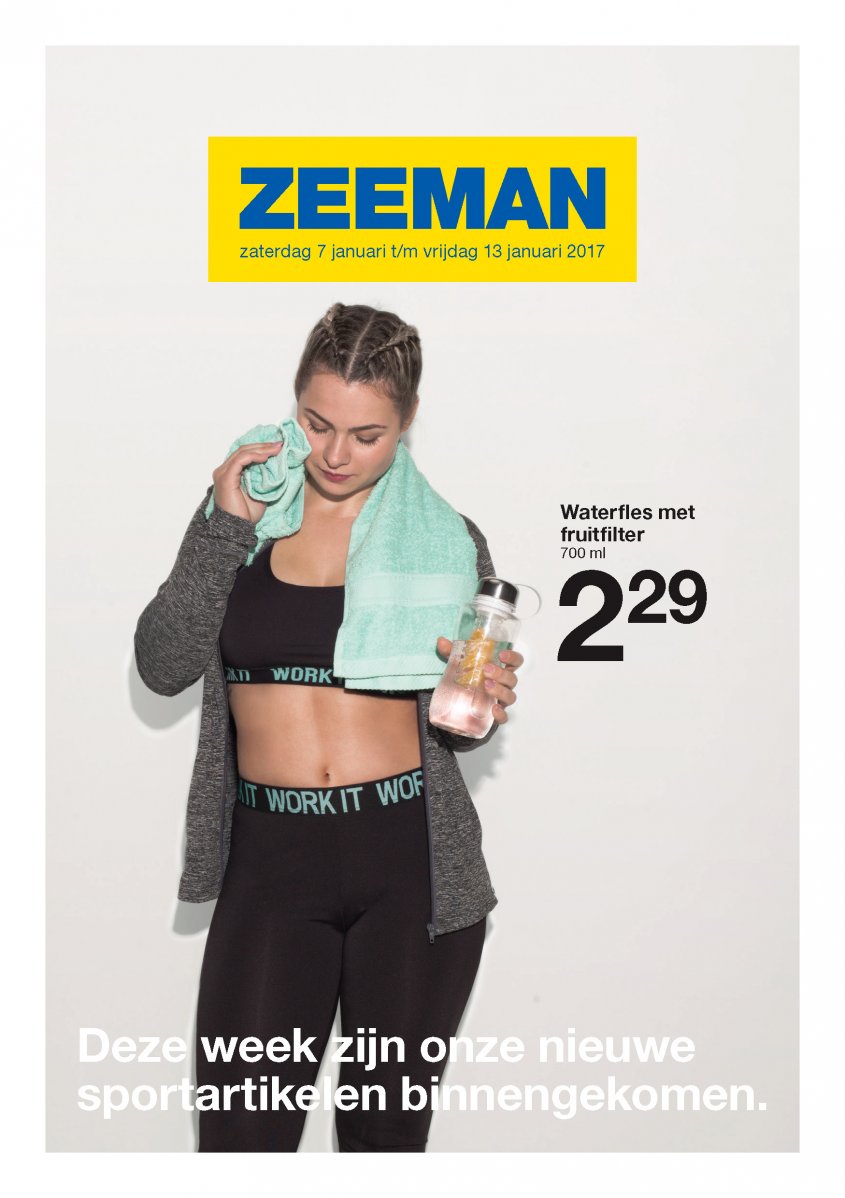 ZEEMAN Aanbiedingen van 07-01-2017 pagina.1