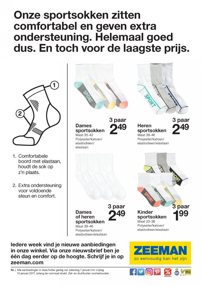 ZEEMAN Aanbiedingen van 07-01-2017 pagina.14