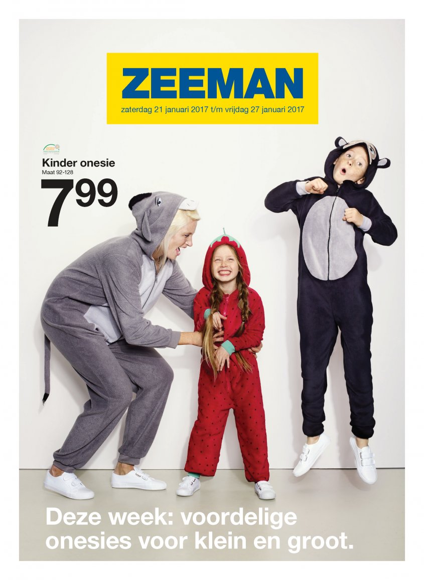 ZEEMAN Aanbiedingen van 21-01-2017 pagina.1